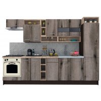 Bucatarie COSSY NEW 310 B2 Wenge / Decor K366